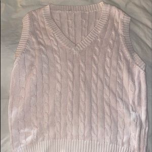 Light pink sweater vest